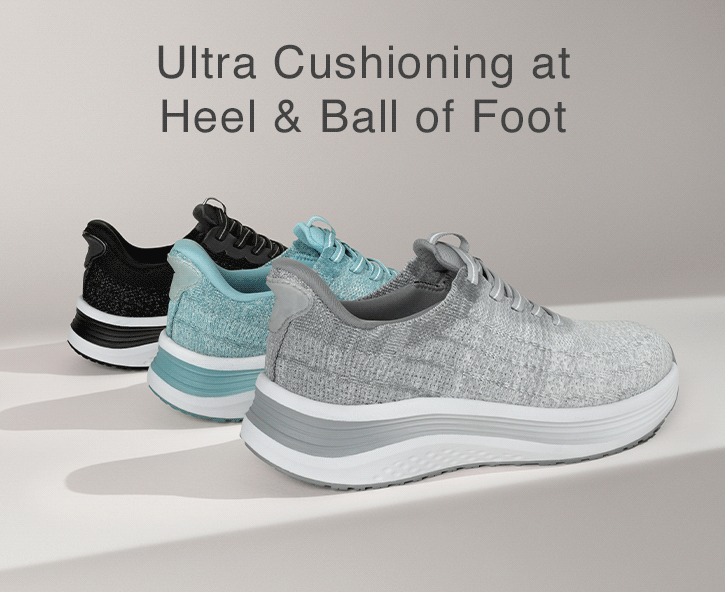 Nira Hands-Free Light Grey Womens Stretch Trainers
