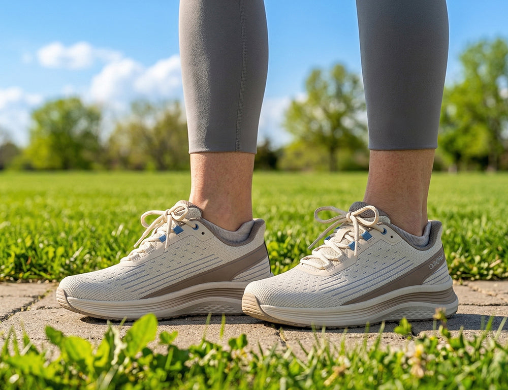 Dart Hands-Free Taupe Womens Trainers