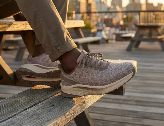 Tilos Light Khaki Hands-Free Mens Trainers