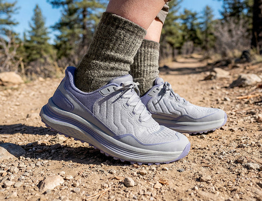 Nira Trail Hands-Free Trail Grey Periwinkle Womens Hiking Shoes