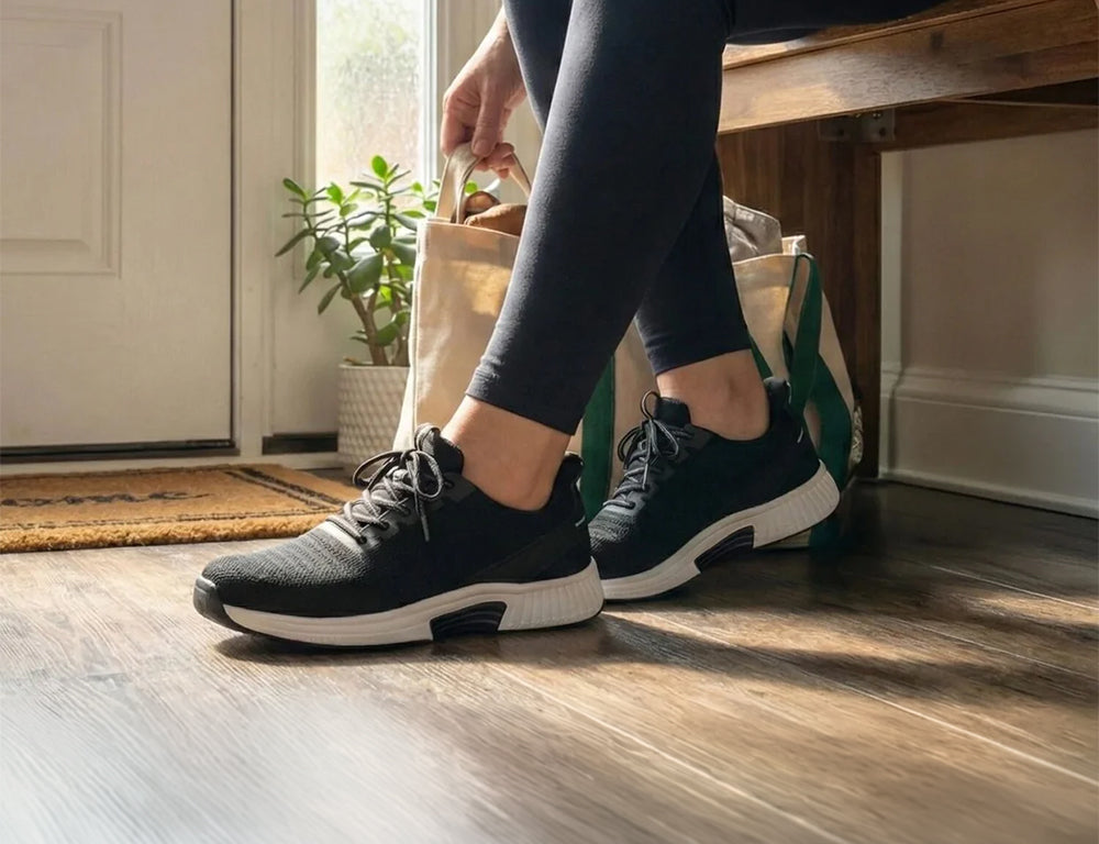 Kita Black Hands-Free Womens Trainers