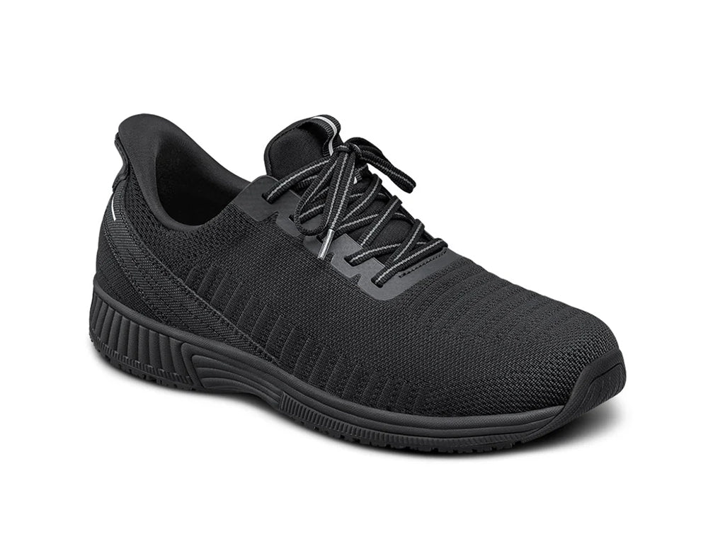Yari Hands-Free Black Mens Stretch Trainers