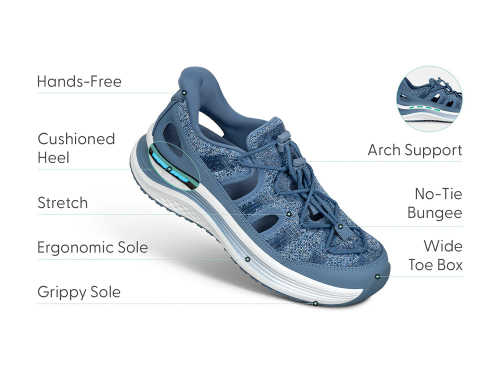 Venus Hands-Free Blue Womens Hiking Sandals