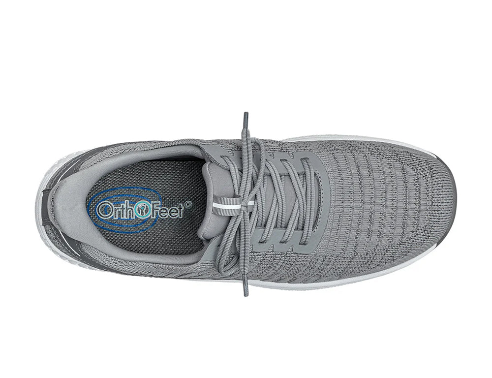 Yari Hands-Free Grey Mens Stretch Trainers
