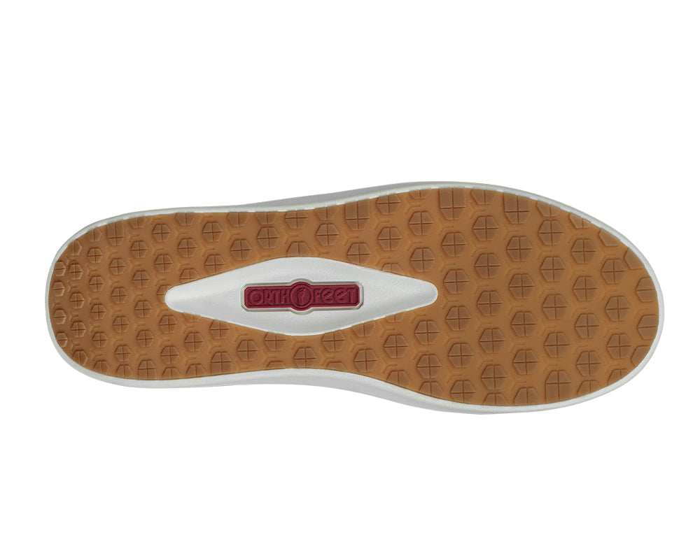 Wander Hands-Free White Womens Leather Trainers