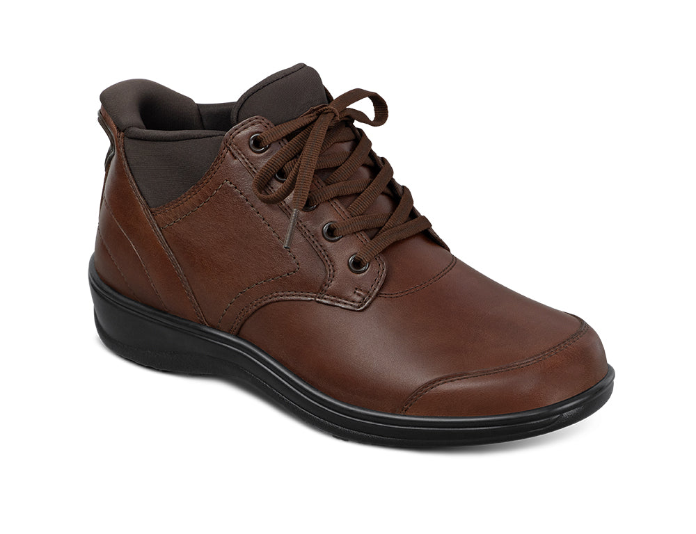 Rosel Hands-Free Brown Womens Leather Boots