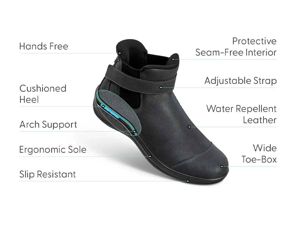 Blaire Hands-Free Black Womens Boots