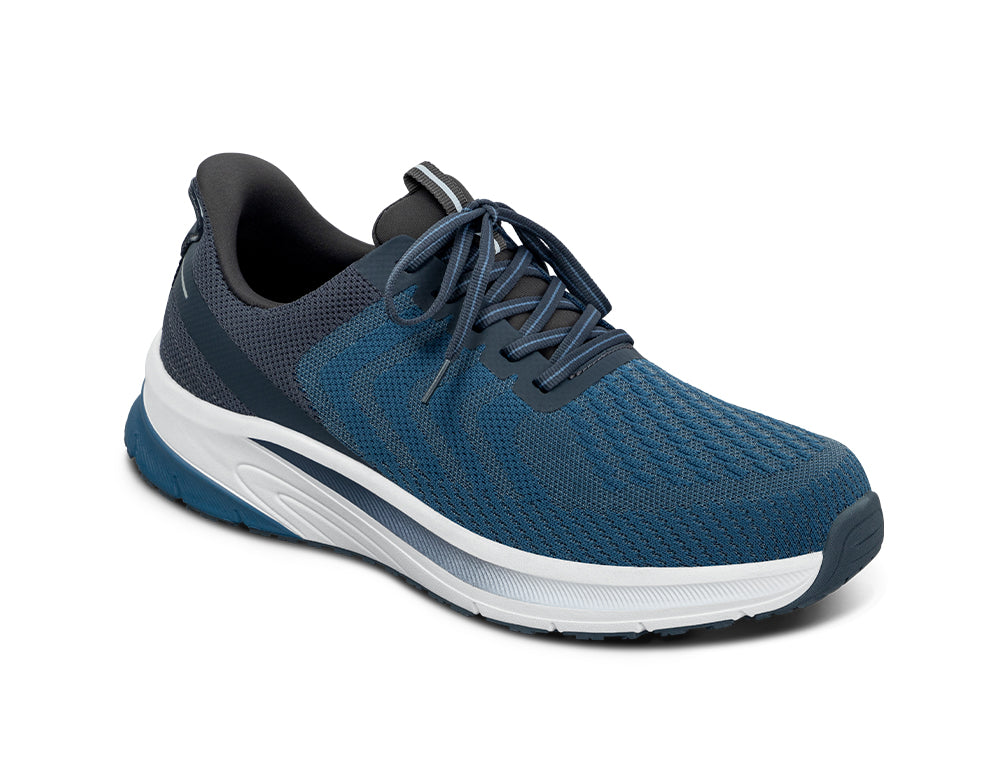 Tilos Hands-Free Blue Mens Stretch Trainers