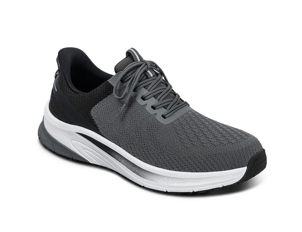 Tilos Hands-Free Grey Mens Stretch Trainers