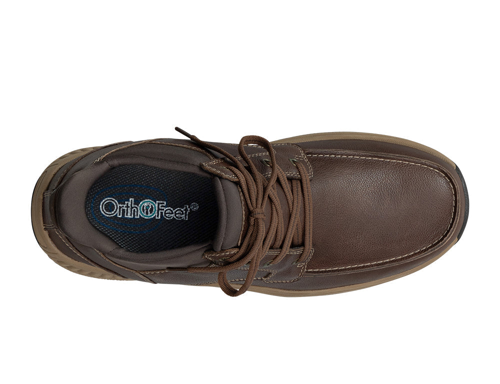Verno Hands-Free Brown Mens Leather Boots