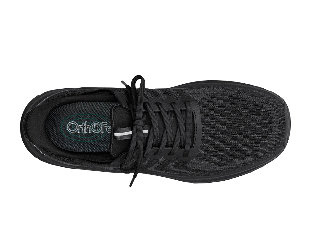 Tilos Hands-Free Black Black Mens Stretch Trainers