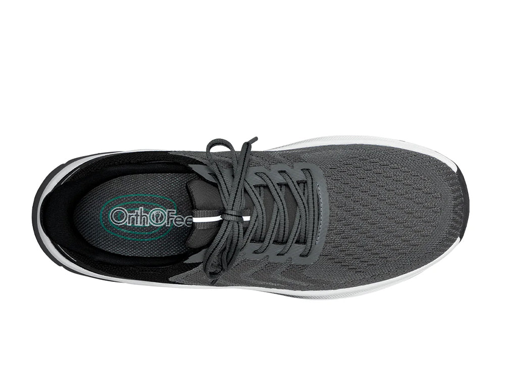 Tilos Hands-Free Grey Mens Stretch Trainers