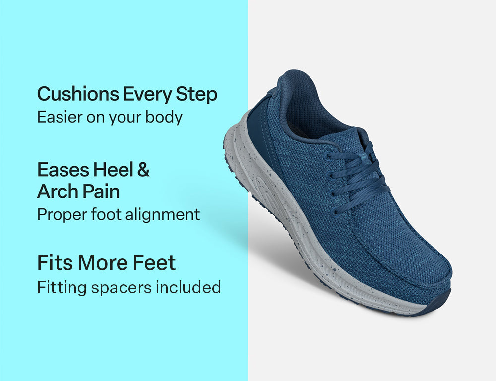 Compass Hands-Free Blue Mens Shoes
