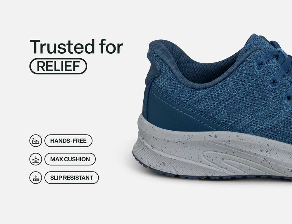 Compass Hands-Free Blue Mens Shoes