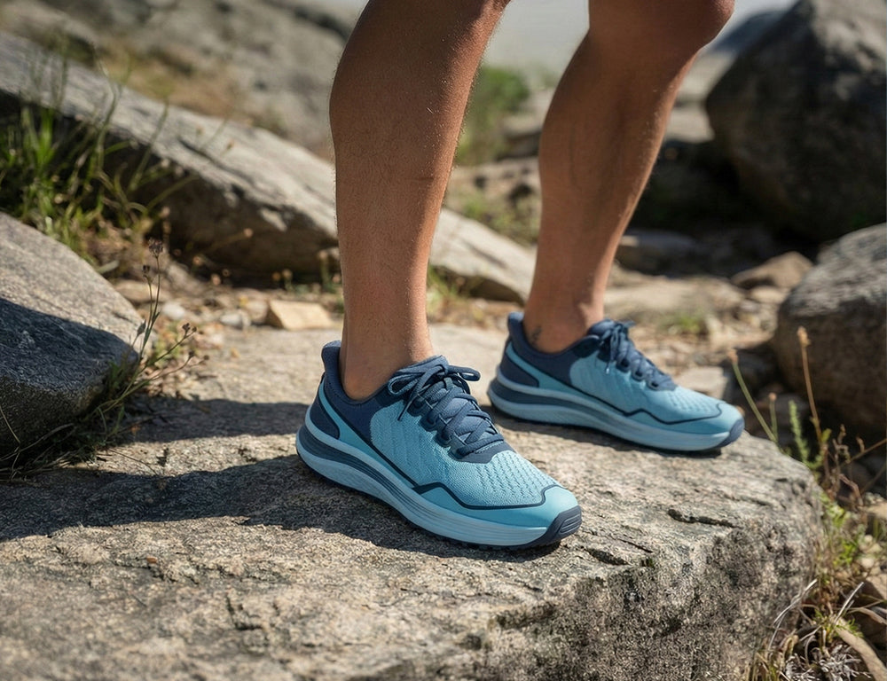 Nira Trail Hands-Free Navy Blue Womens Hiking Shoes