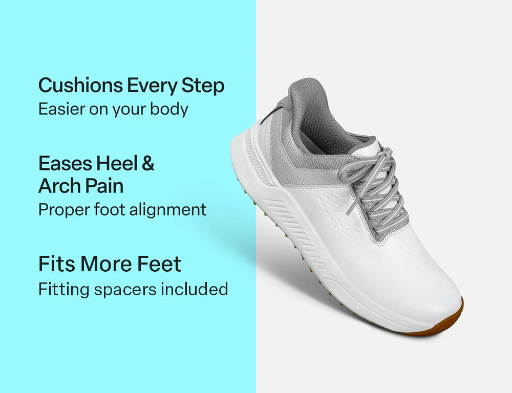 Approach Hands-Free White Womens Golf Shoes