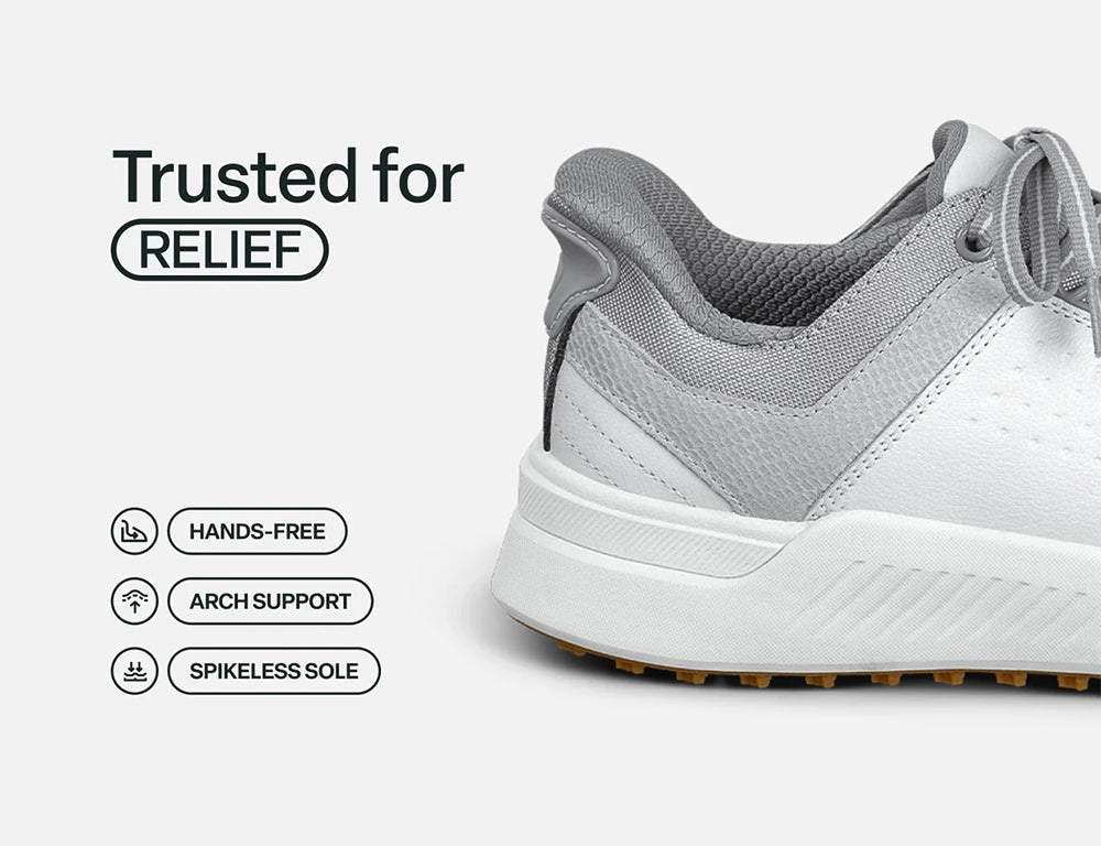 Approach Hands-Free White Womens Golf Shoes