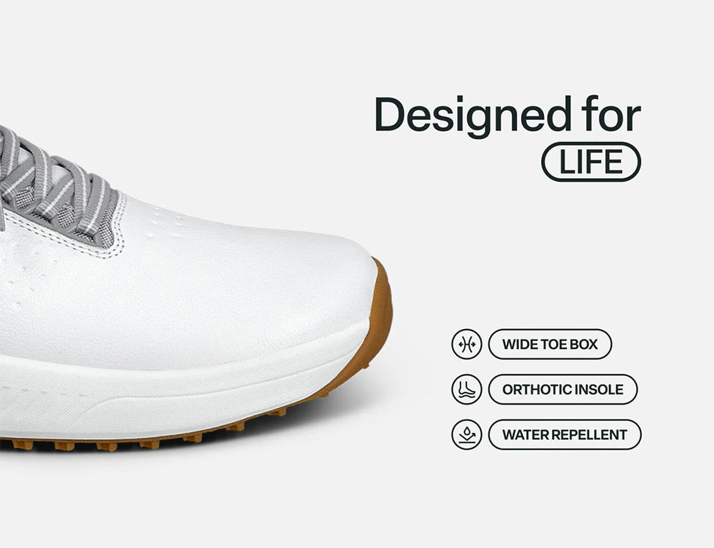 Approach Hands-Free White Womens Golf Shoes