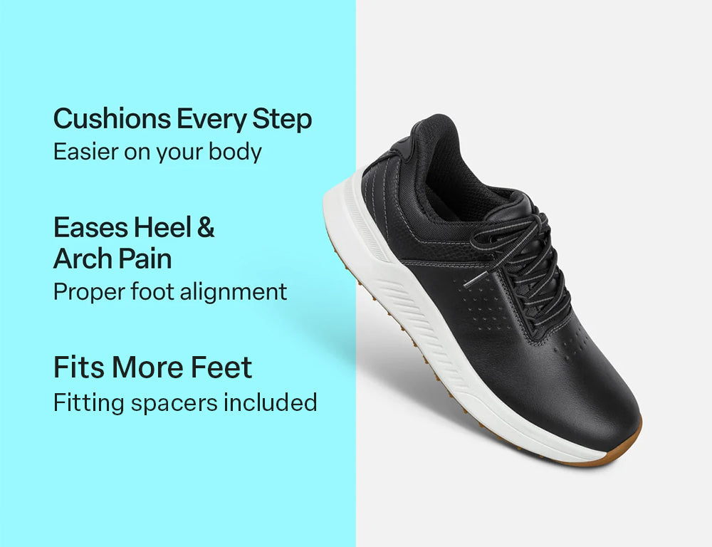 Approach Hands-Free Black Womens Golf Shoes