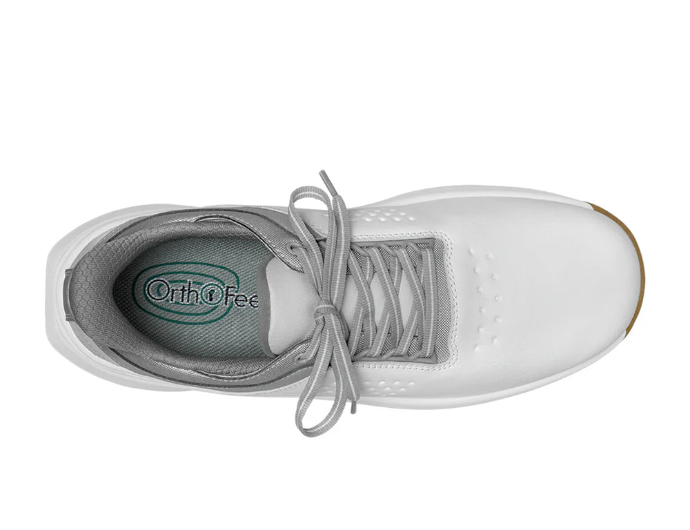 Birdie Hands-Free White Mens Golf Shoes