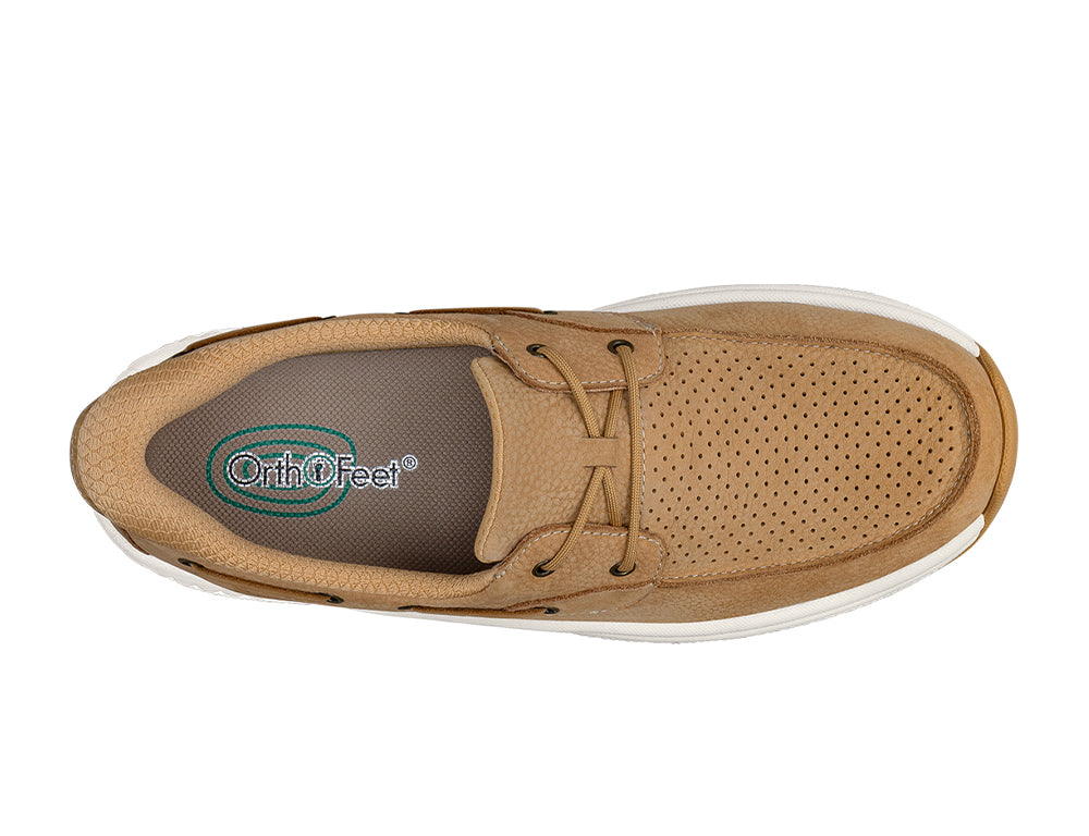 Captain Hands-Free Caramel Womens Boat Shoes