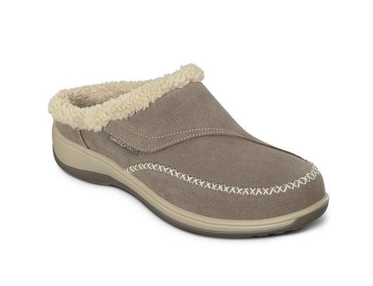 Charlotte Hands-Free Taupe Womens House Shoes