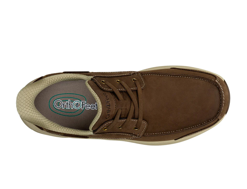 Commander Hands-Free Brown Mens Boat Shoes