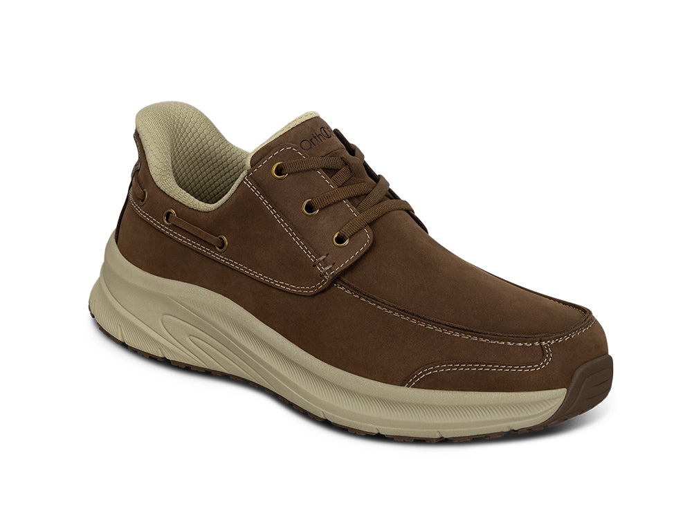Commander Hands-Free Brown Mens Boat Shoes