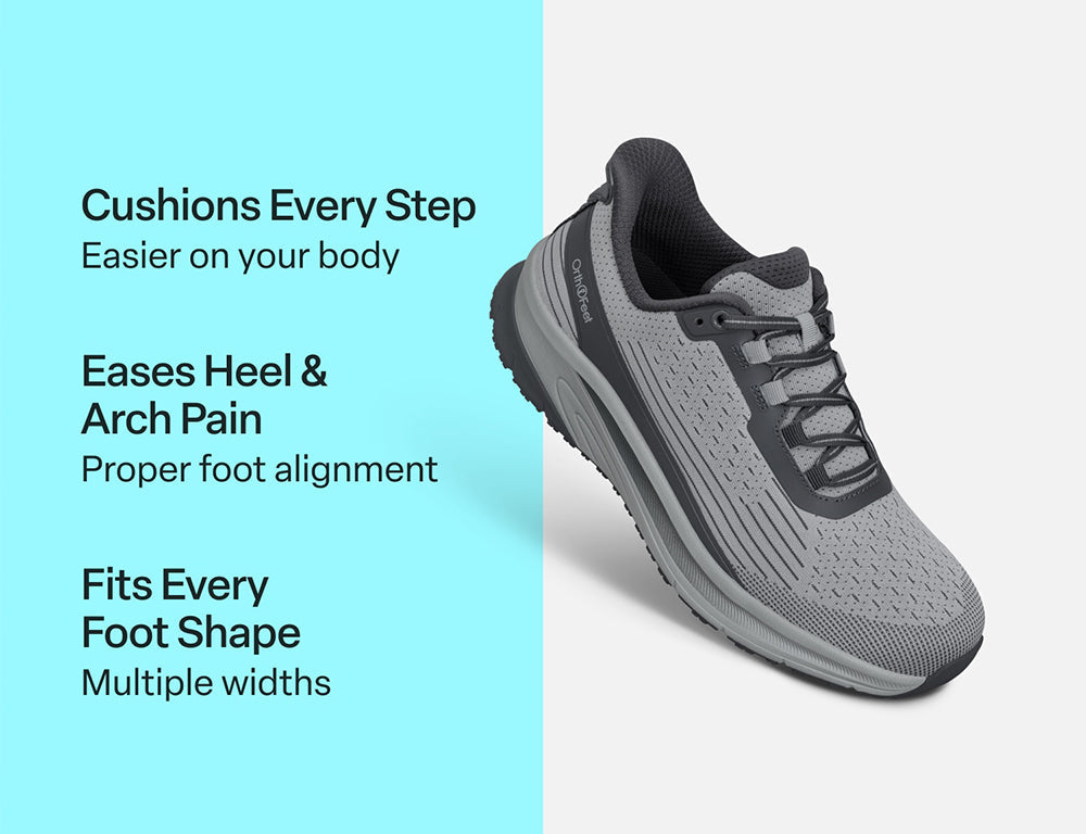 Dash Hands-Free Dash Grey Mens Trainers