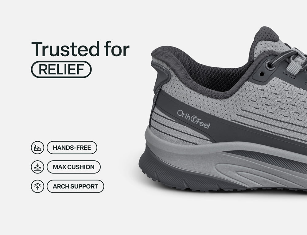 Dash Hands-Free Dash Grey Mens Trainers