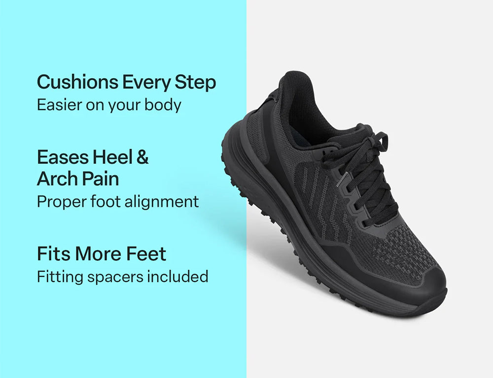 Nira Trail Hands-Free Black Womens Hiking Shoes