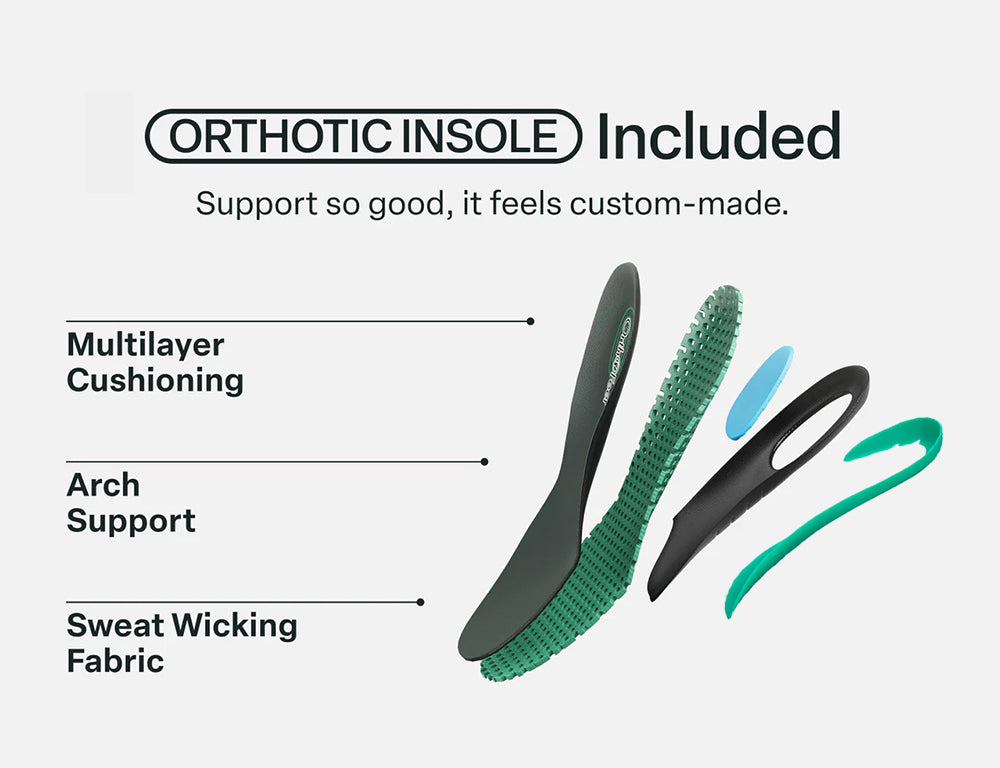 Orthofeet Womens Hands-Free Kita Grey Trainers ShoeMed