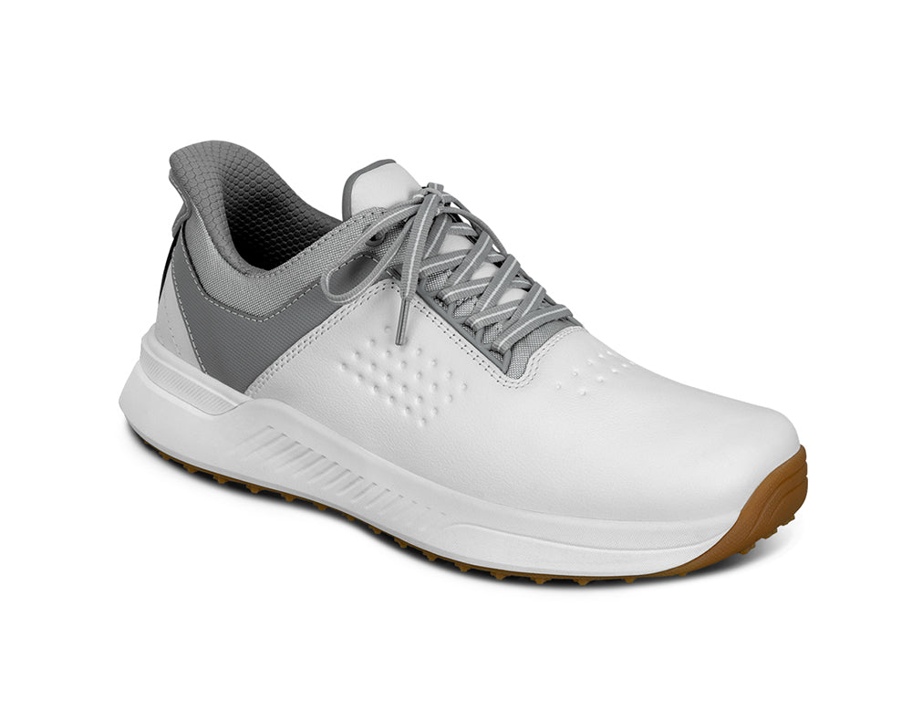 Birdie Hands-Free White Mens Golf Shoes