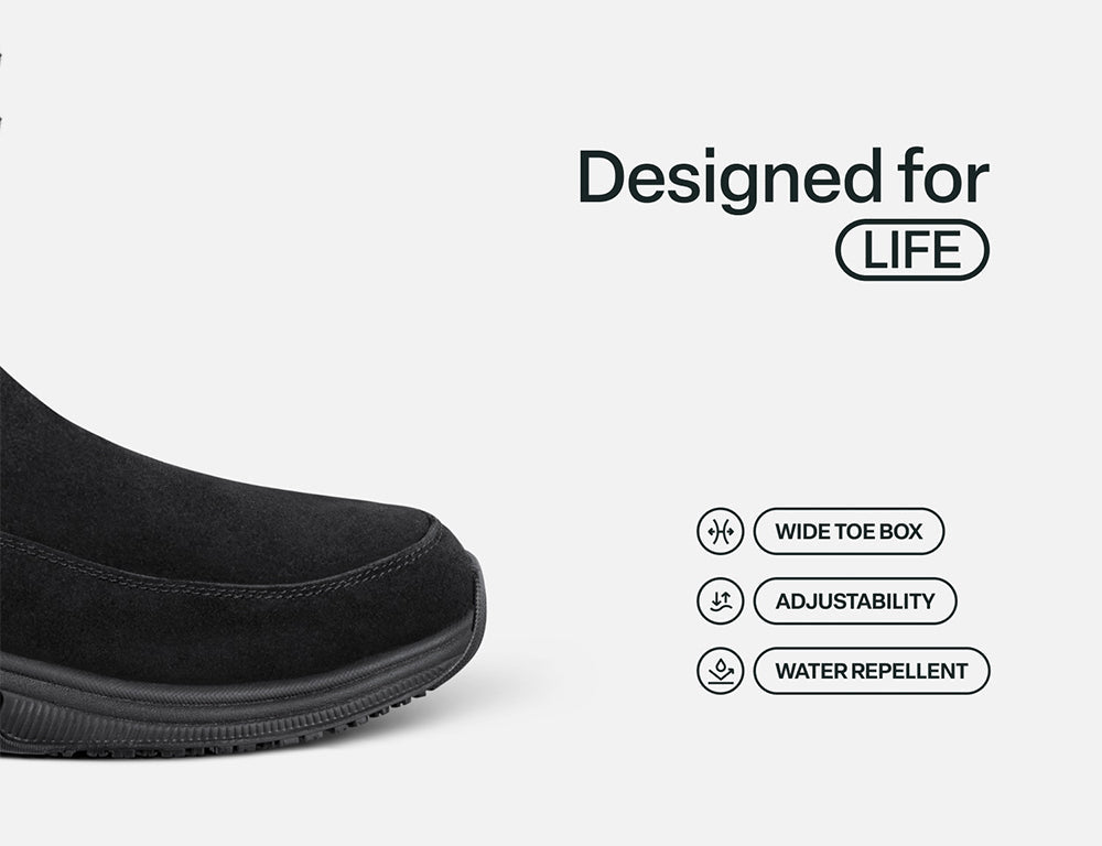 Bliss Hands-Free Black Womens Boots