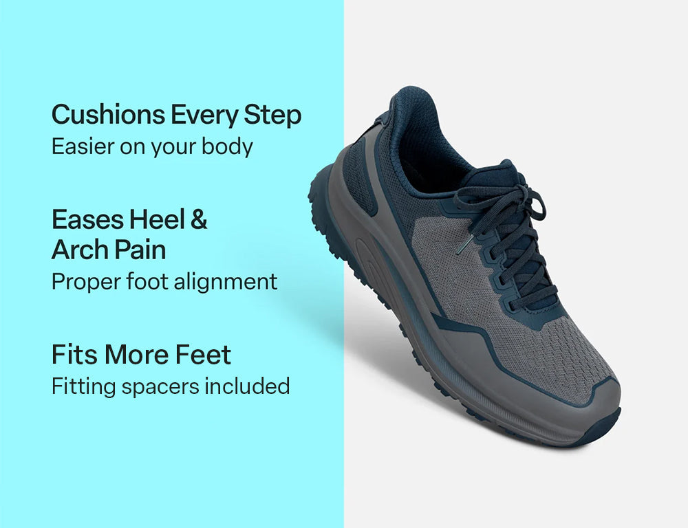 Tilos Trail Hands-Free Grey Blue Mens Hiking Shoes