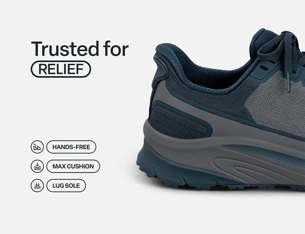 Tilos Trail Hands-Free Grey Blue Mens Hiking Shoes