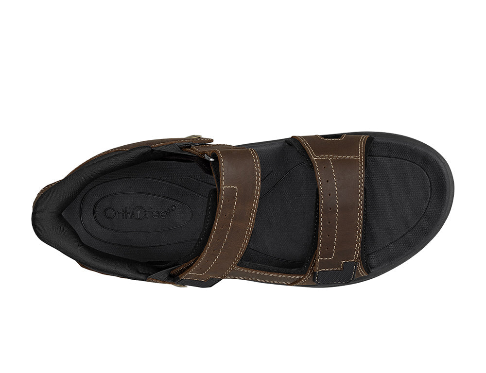 Mercury Hands-Free Brown Mens Sandals