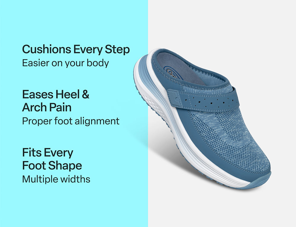 Iris Blue Womens Clogs