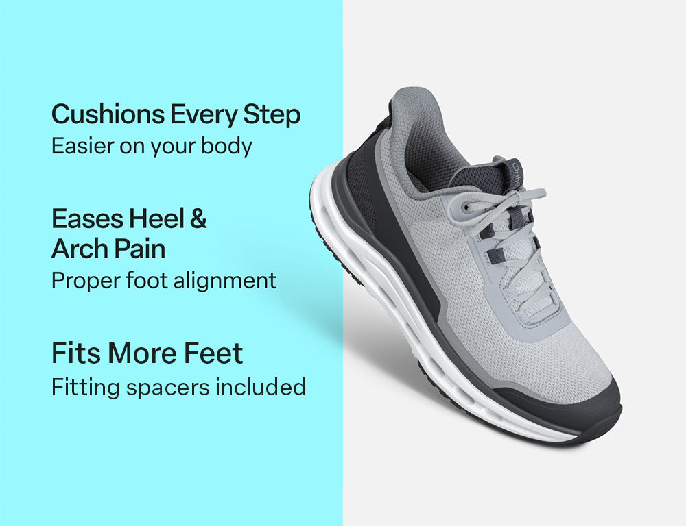 Journey Hands-Free Grey Mens Trainers