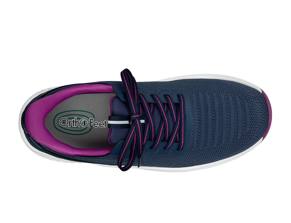 Kita Hands-Free Navy Orchid Womens Trainers