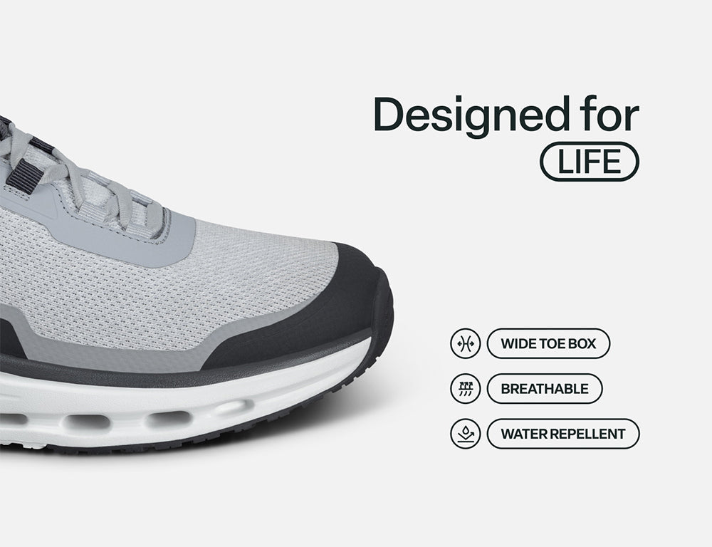 Journey Hands-Free Grey Mens Trainers