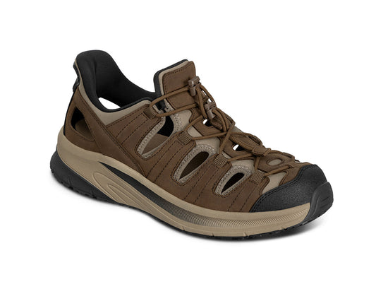 Saturn Hands-Free Brown Mens Hiking Sandals