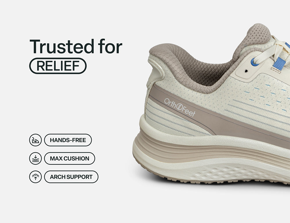 Dart Hands-Free Taupe Womens Trainers