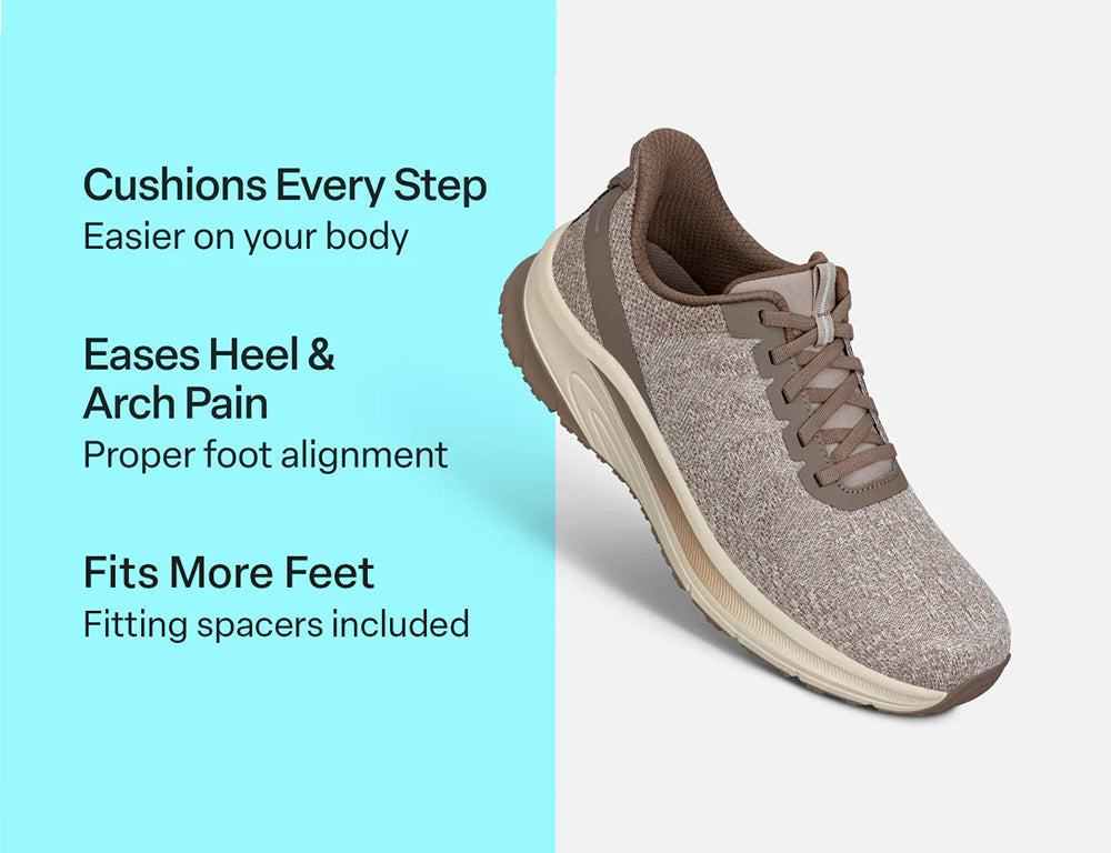 Tilos Hands-Free Light Khaki Mens Trainers