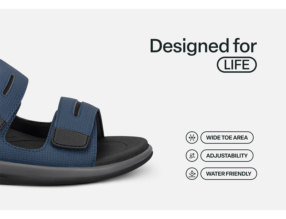 Calypso Hands-Free Blue Womens Sandals