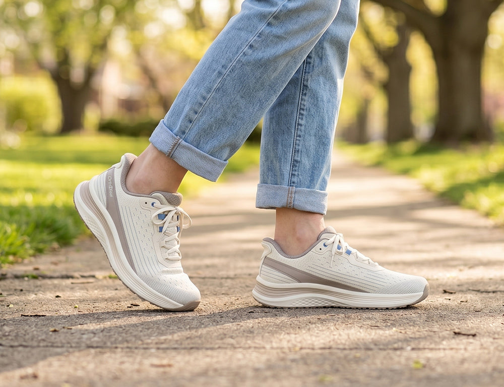 Dart Hands-Free Taupe Womens Trainers