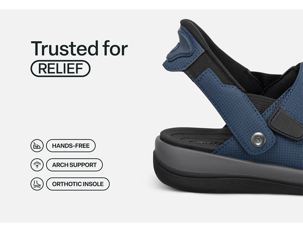Calypso Hands-Free Blue Womens Sandals
