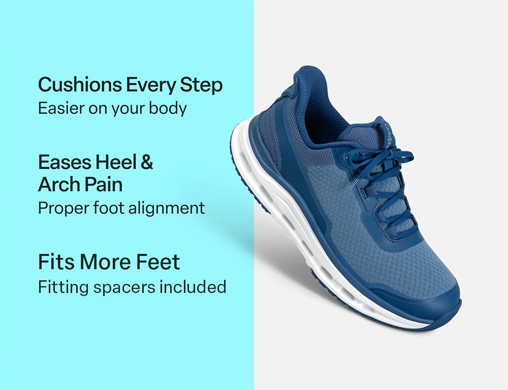 Journey Hands-Free Blue Mens Trainers