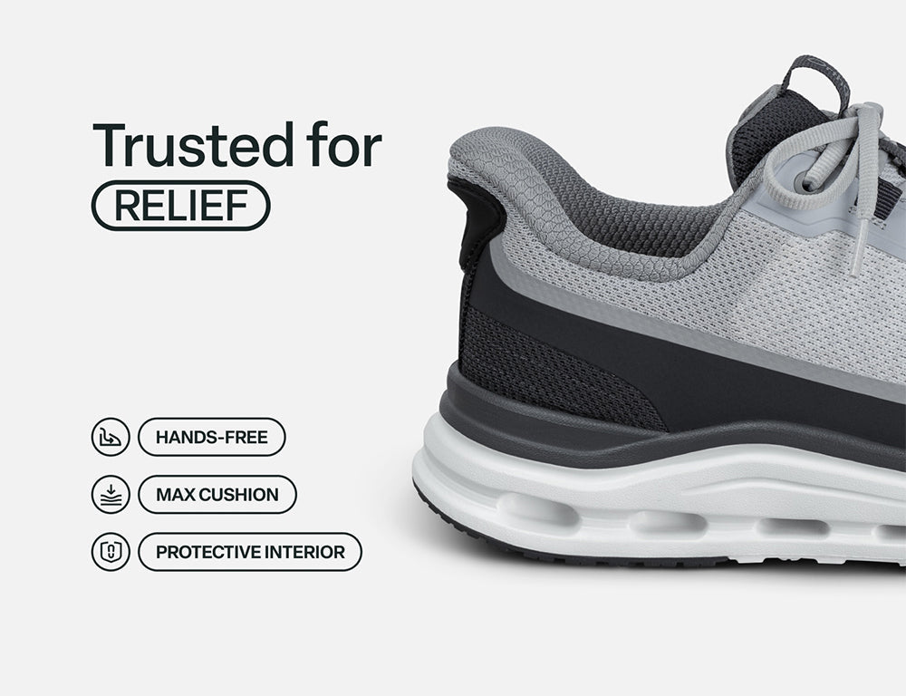 Journey Hands-Free Grey Mens Trainers