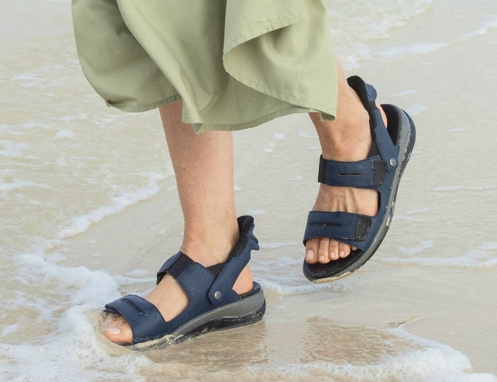Calypso Hands-Free Blue Womens Sandals